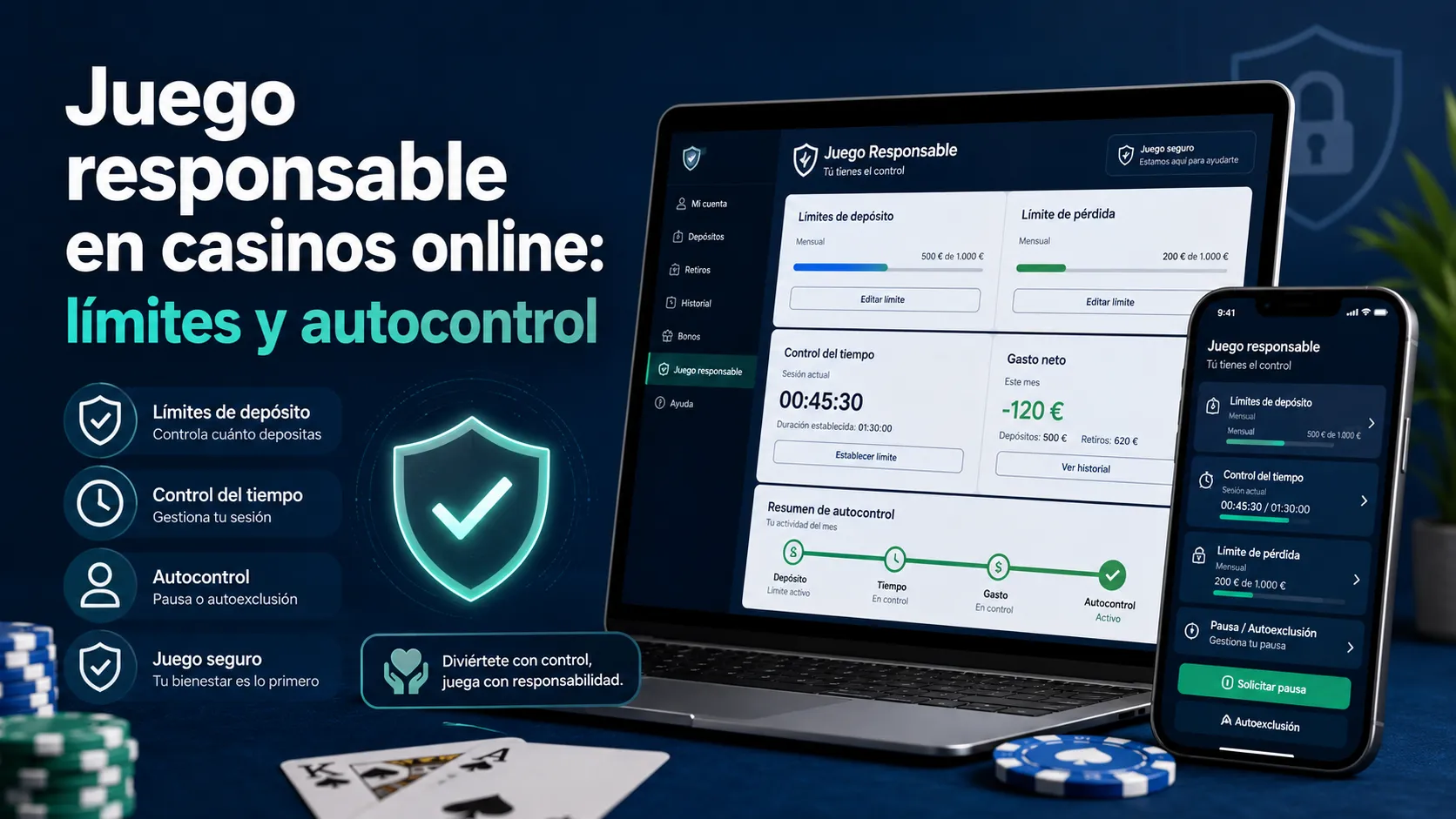 Juego responsable en casinos online: límites y autocontrol