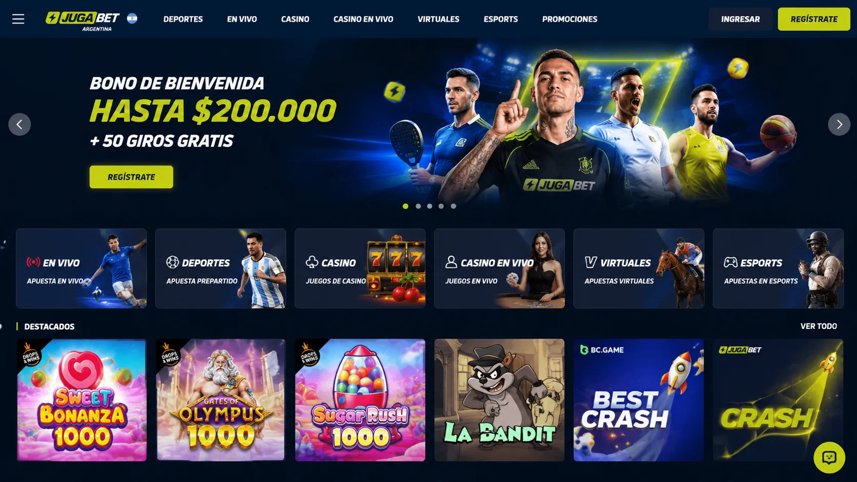 Jugabet Argentina - casino online chileno vs. operadores europeos